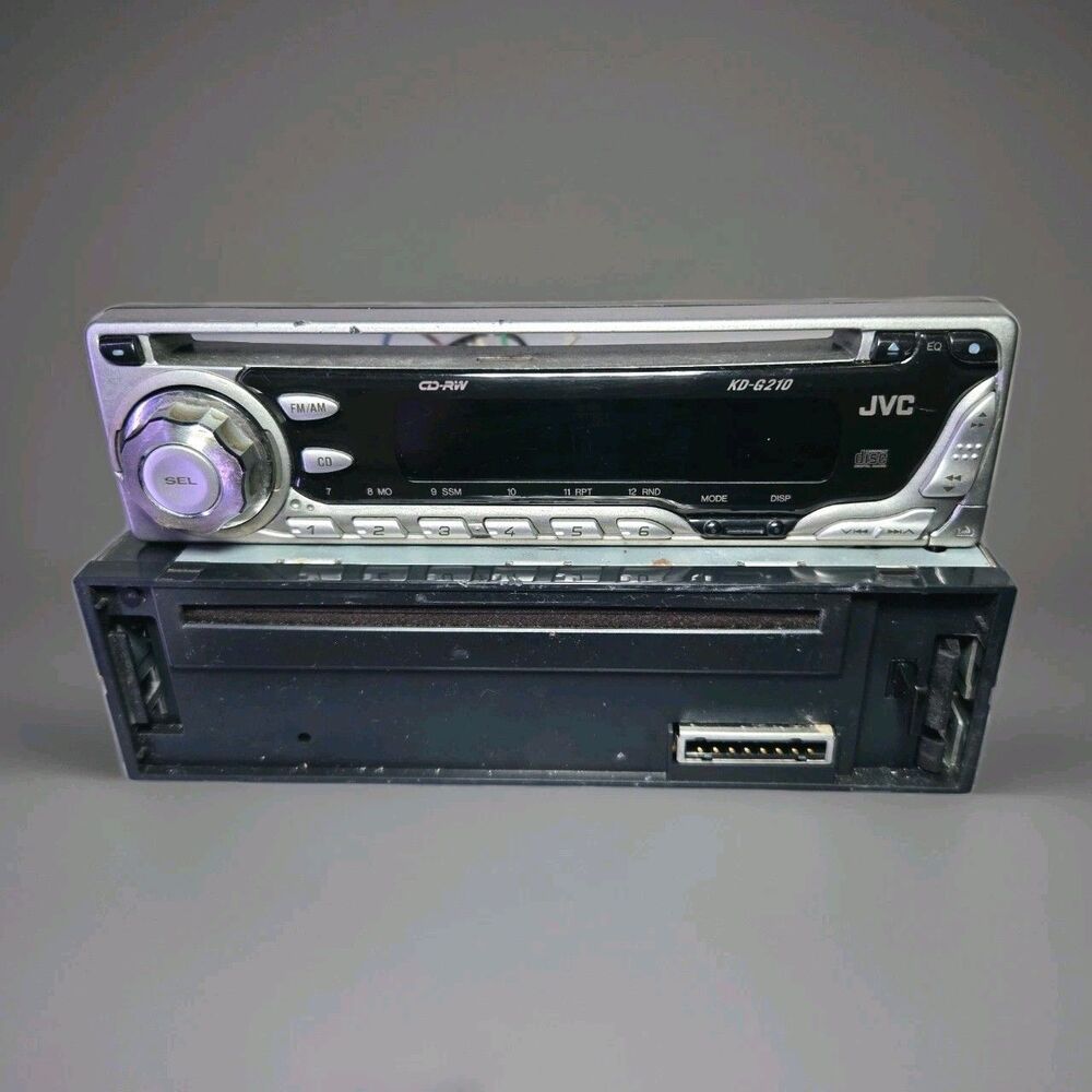 JVC KD-G210 In-Dash CD Receiver (wires) — Car Stereo Unit, Tested